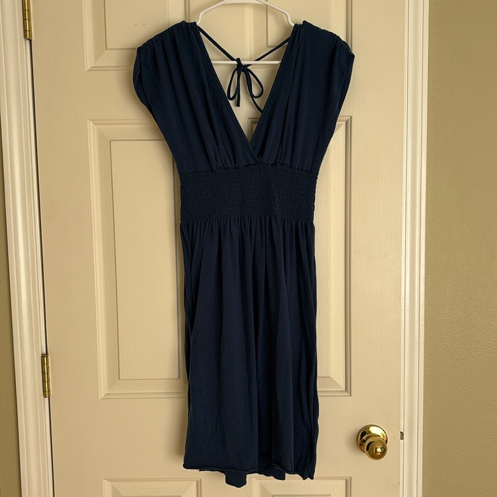 Casual blue dress